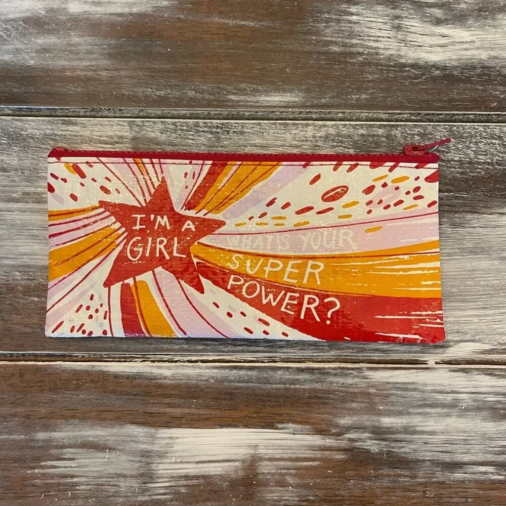 I’m a Girl What’s Your Super Power? Bag 9”x4.5”